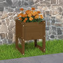 Voir la diapositive 1 : VIDAXL Jardiniere Marron miel 40x40x52,5 cm Bois massif de pin