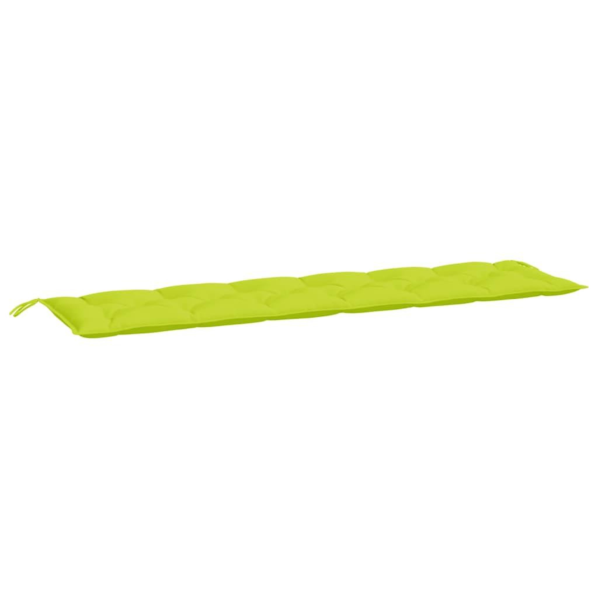 Voir la diapositive 4 : VIDAXL Coussins de banc de jardin lot de 2 vert vif tissu Oxford