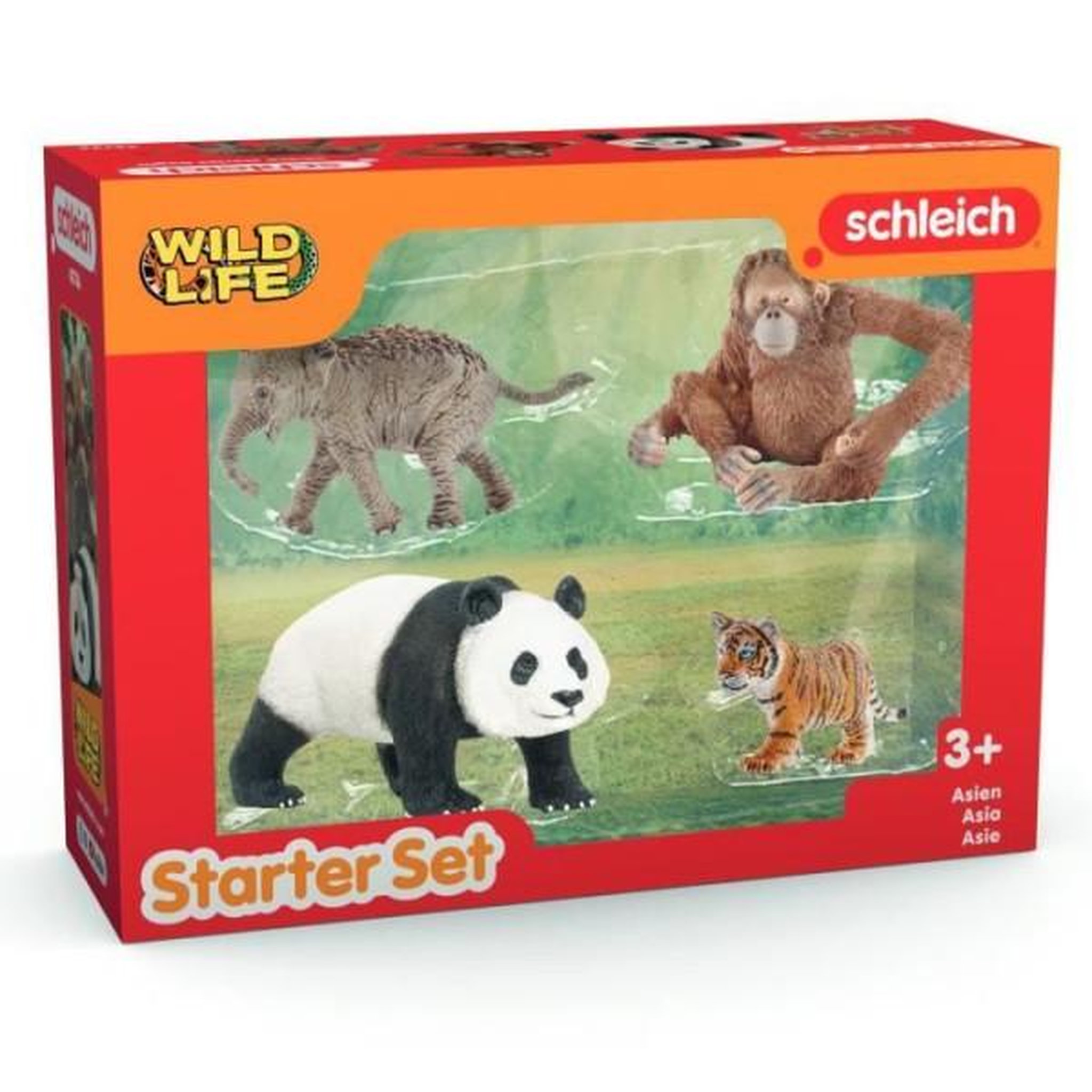 Voir la diapositive 4 : Schleich Mes premiers animaux d'asie, figurines d'animaux, schleich 42736 wild life, des 5 ans