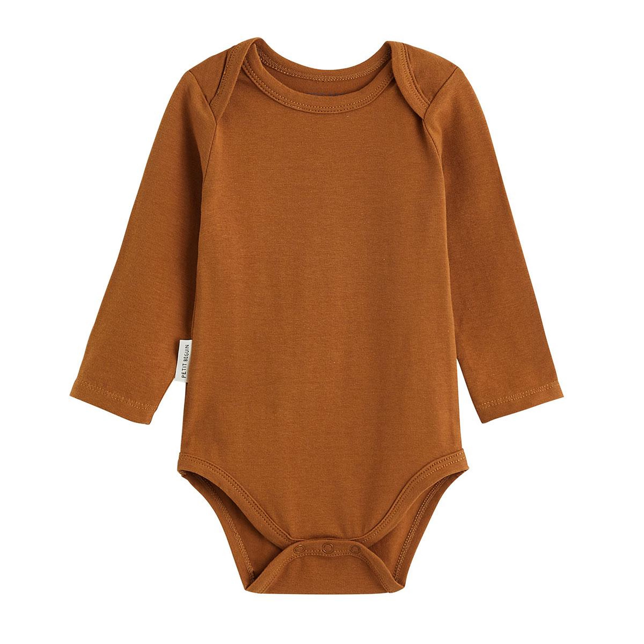 Voir la diapositive 6 : PETIT BEGUIN Lot de 3 bodies bébé manches longues ginkgo