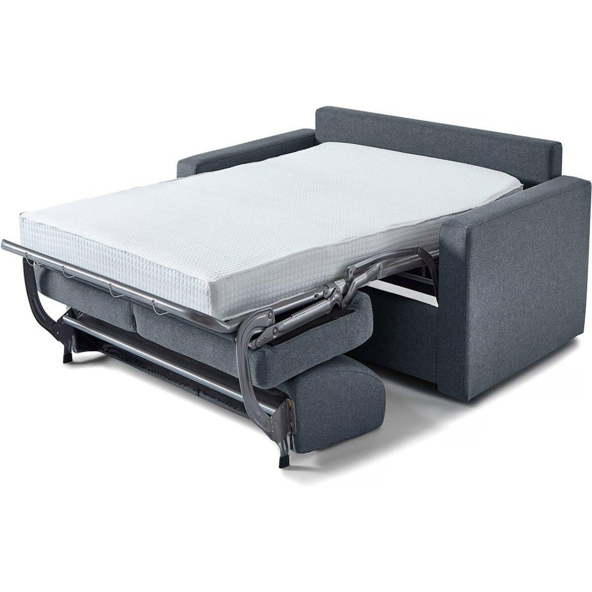 Habitat et Jardin Canapé convertible express en tissu  Diana  - Couchage 120 cm - 2 places - Gris