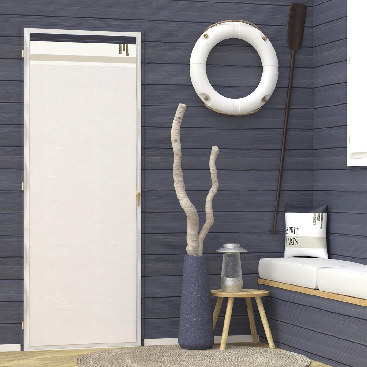 SOLEIL D'OCRE Brise bise en coton ESPRIT MARIN, par Soleil d'Ocre