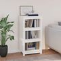 Voir la diapositive 1 : VIDAXL Bibliotheque Blanc 50x35x97 cm Bois de pin massif