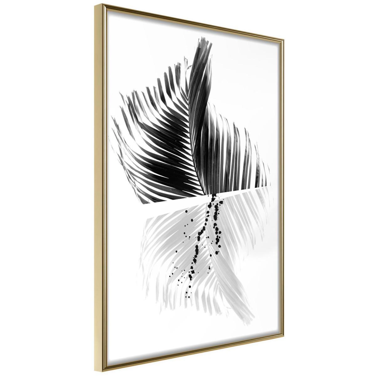 Paris Prix Affiche Murale Encadrée  Abstract Feather