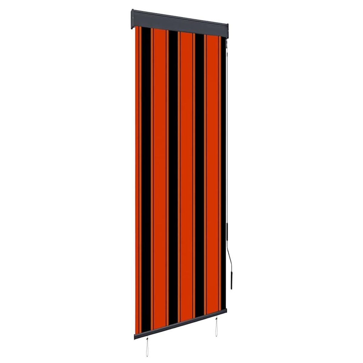 VIDAXL Store roulant d'exterieur 60x250 cm Orange et marron
