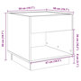 Voir la diapositive 6 : VIDAXL Table basse avec LED Infinity chene fume 50x50x50 cm