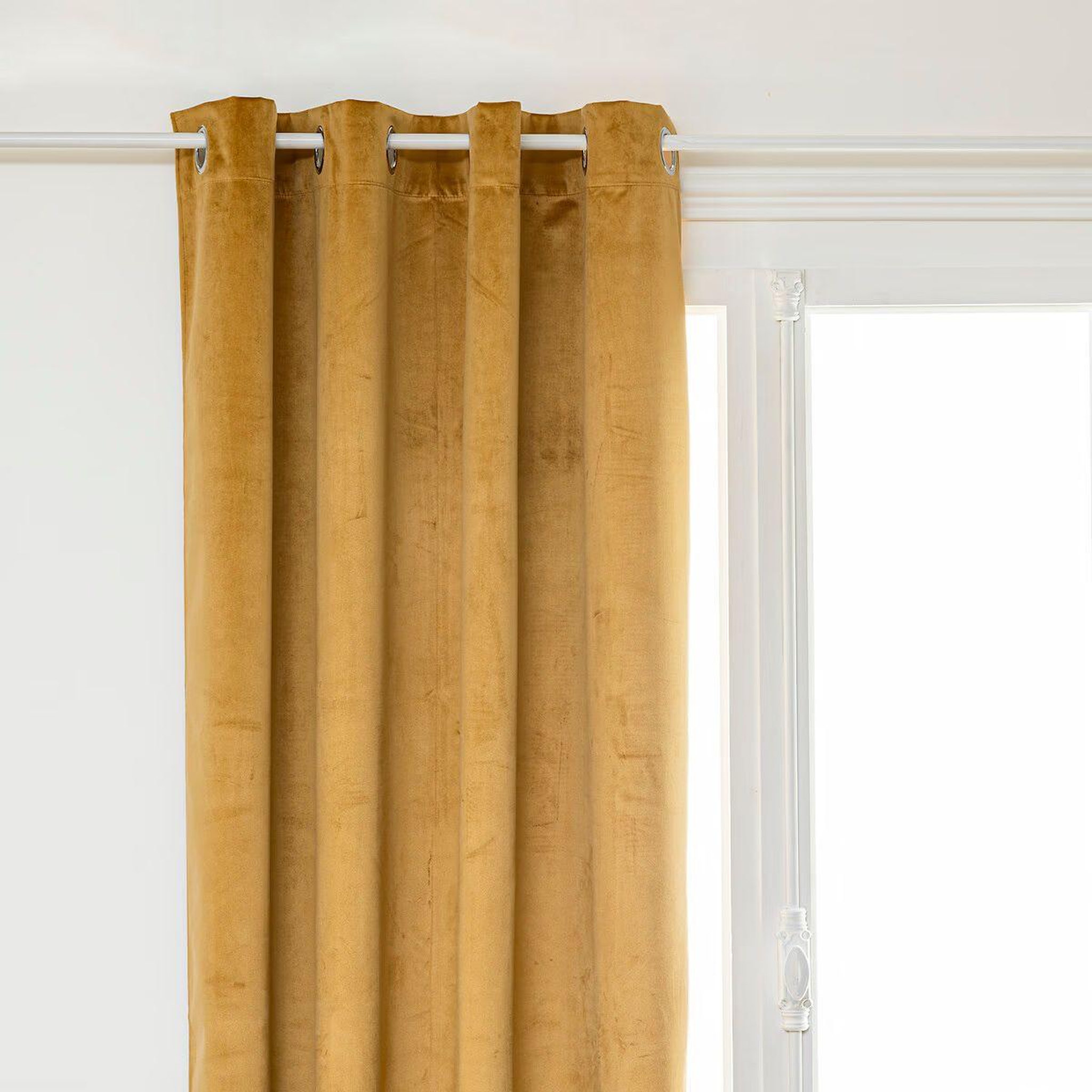 ATMOSPHERA Rideau occultant à œillets  thea  140x260cm ocre