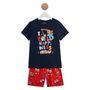Voir la diapositive 1 : INEXTENSO Pyjashort bulldozer garçon