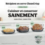 Voir la diapositive 4 : NINJA Friteuse sans huile CRISPi PRO 7-en1, 2 récipients en verre de 5.7 et 2.3L,  AS101EUCY Bleu Cyber Space