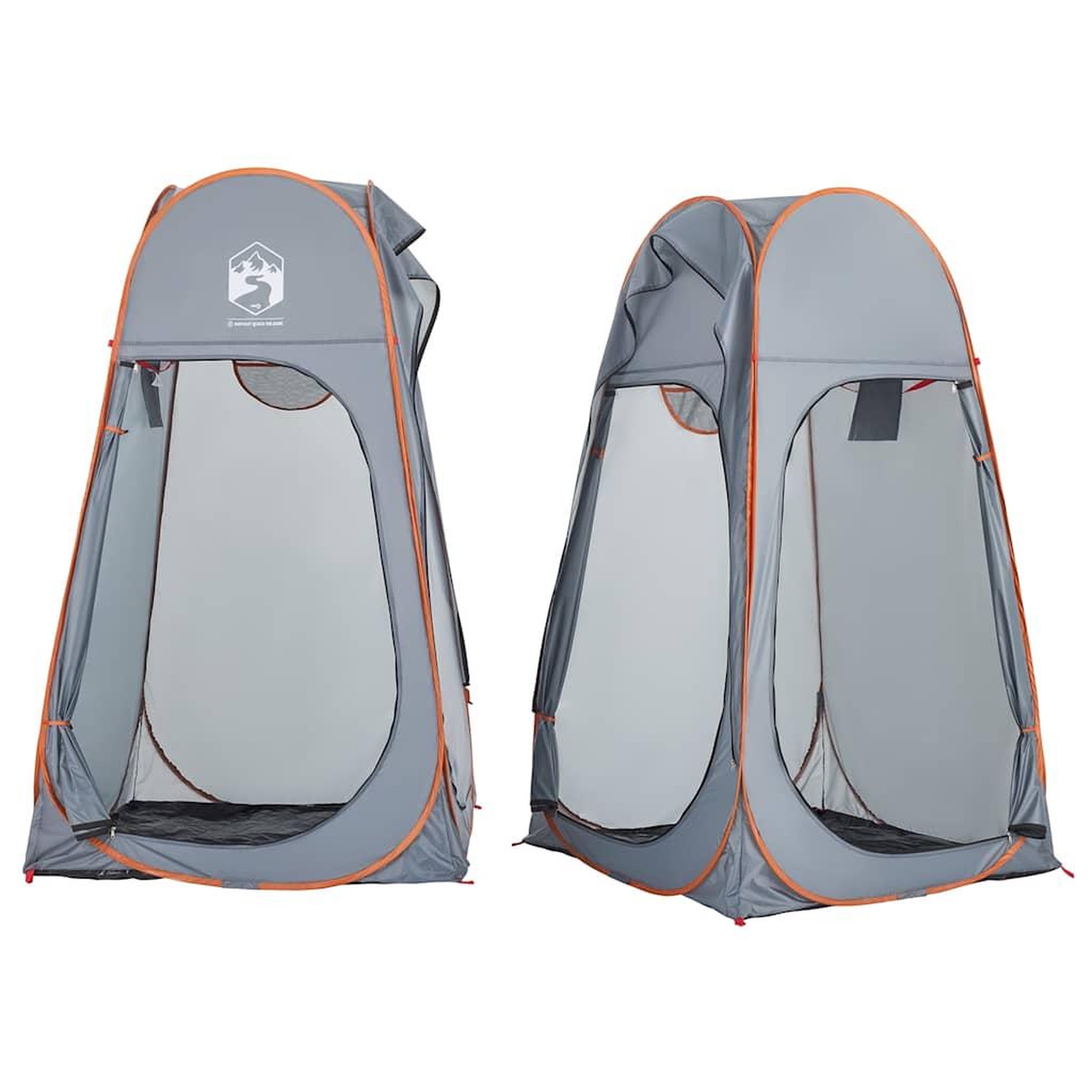 Voir la diapositive 5 : VIDAXL Tente d'intimite gris et orange escamotable impermeable