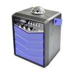 X-ROCKER Enceinte portable Bluetooth X4-TECH Bobby Joey Rockstar noir et bleu