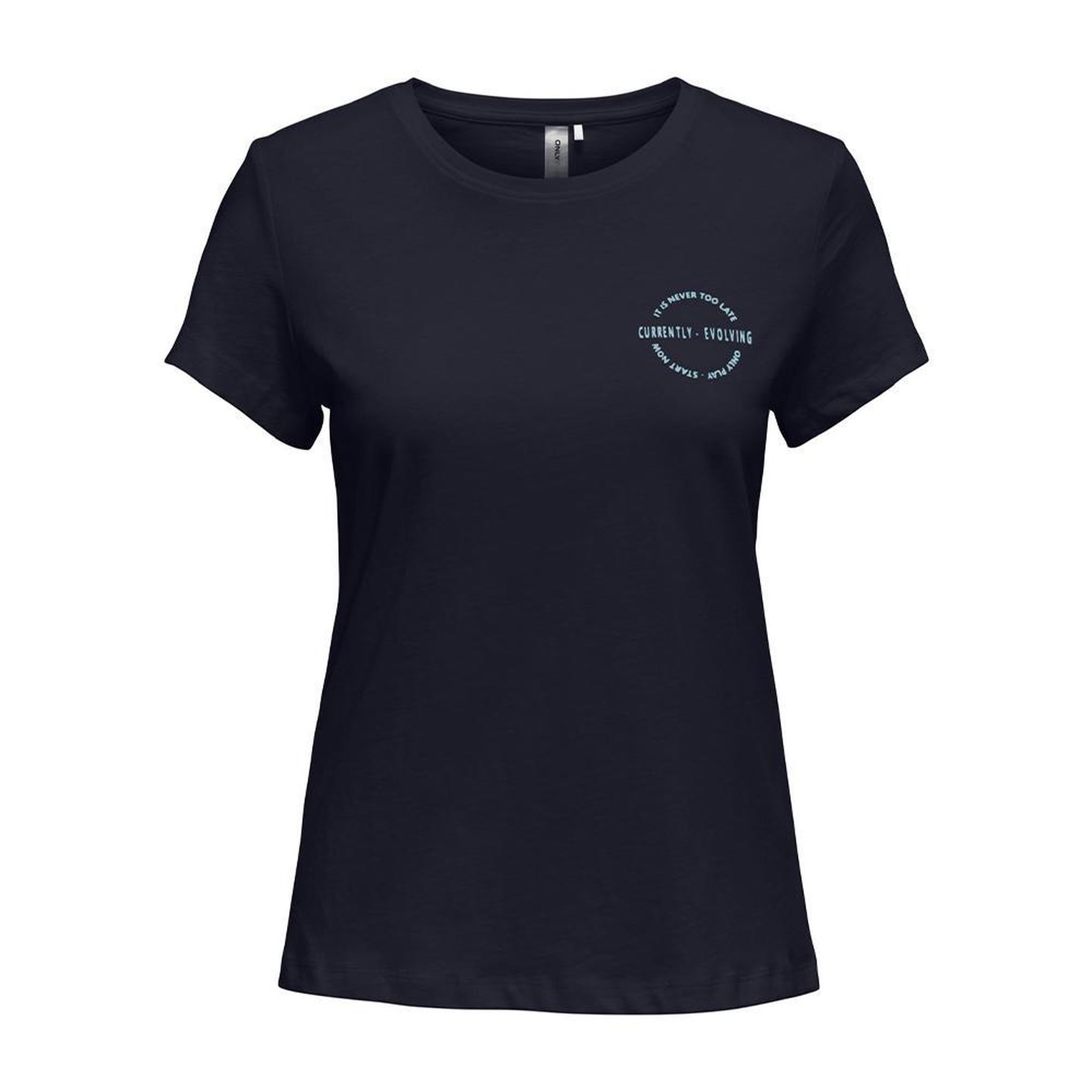 Only T-shirt Marine Femme Only Pay Life. Coloris disponibles : Bleu