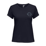 Only T shirt  Femme Only Pay Life. Coloris disponibles : Bleu