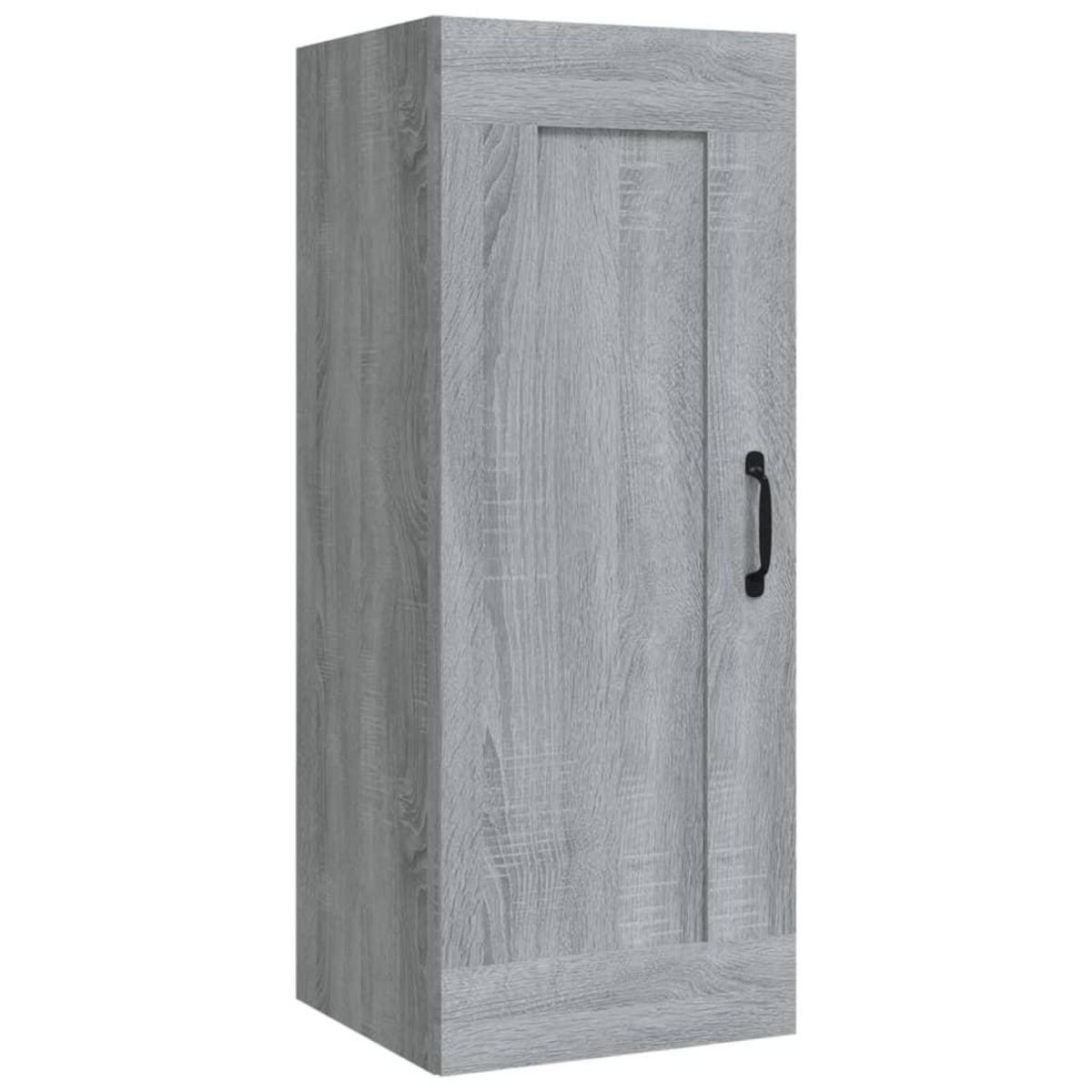 VIDAXL Armoire suspendue Sonoma gris 35x34x90 cm Bois d'ingenierie