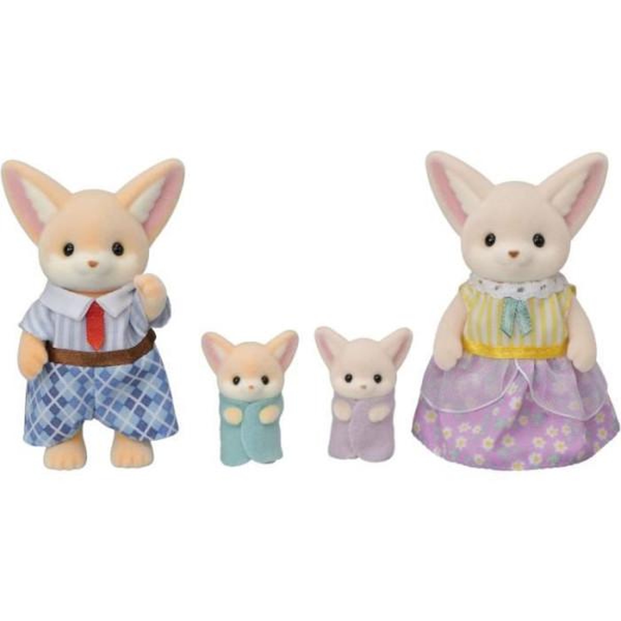 Voir la diapositive 5 : Sylvanian Families Poupée - SYLVANIAN FAMILIES - Famille Fennec - Multicolore - Articulée et habillée avec soin