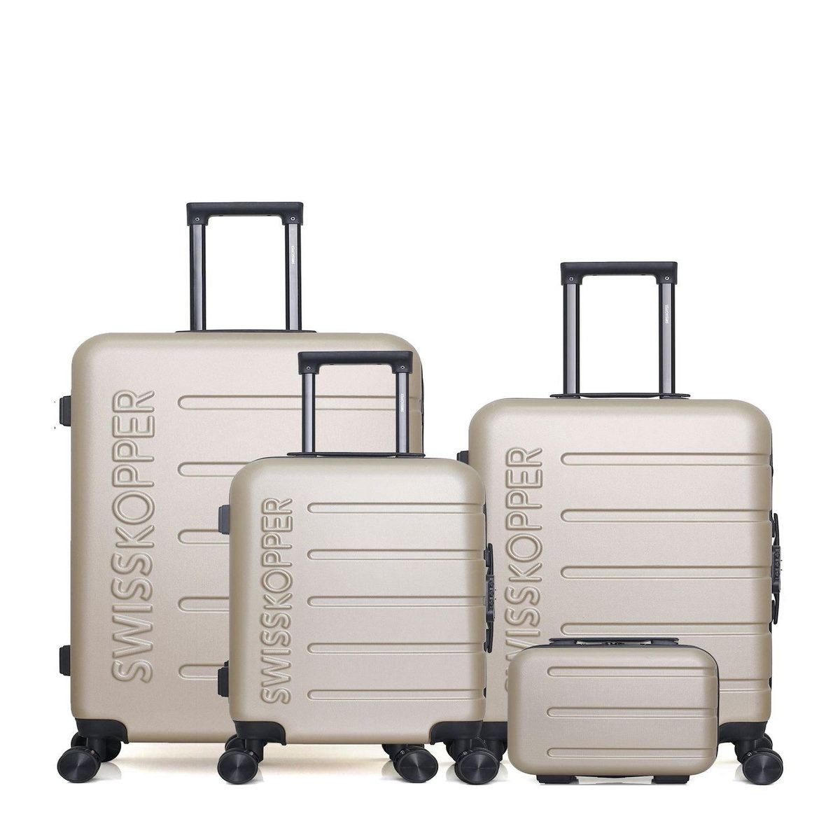 SWISS KOPPER SWISS KOPPER - LOT DE 4 - Valises grand format, weekend, cabine et vanity AIGLE