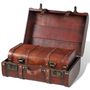 Voir la diapositive 3 : VIDAXL Coffre de rangement vintage Bois Marron 2 pcs