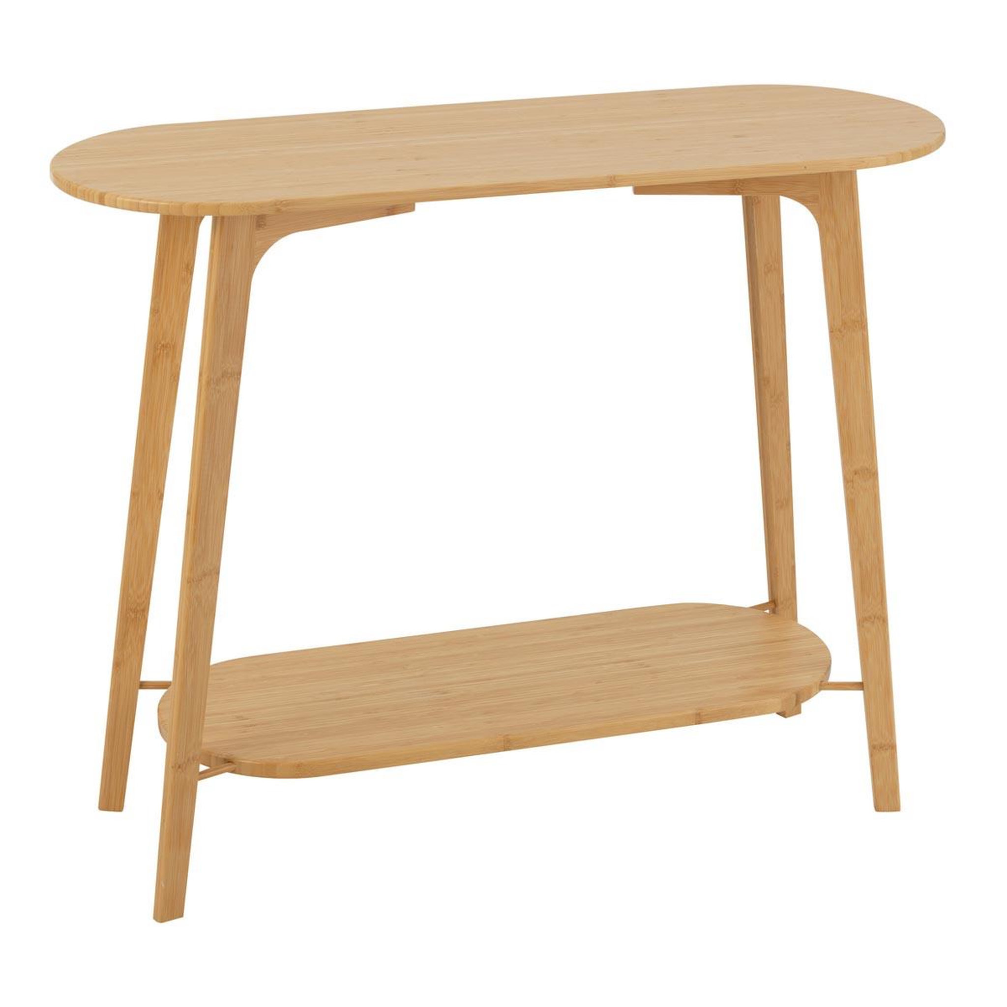 J-LINE Console en bambou  johnnie  100cm naturel