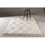 Voir la diapositive 6 : Paris Prix Tapis Déco en Laine  Dahlia  200x300cm Blanc