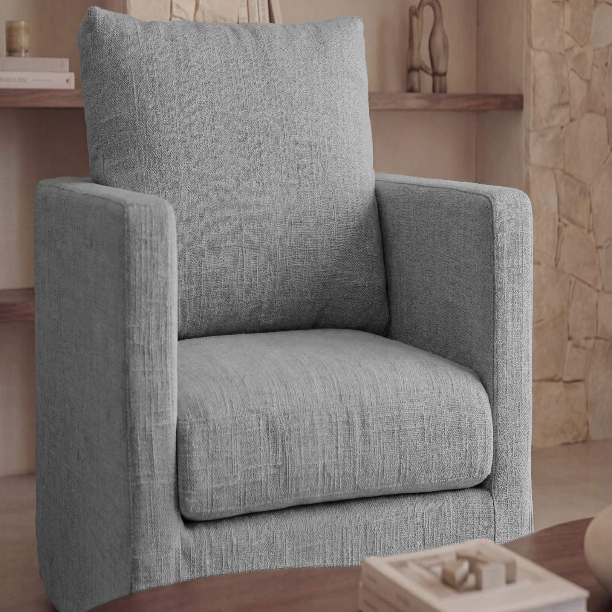 Voir la diapositive 5 : CASANOVA PARIS Leonie - fauteuil tissu chenille déhoussable