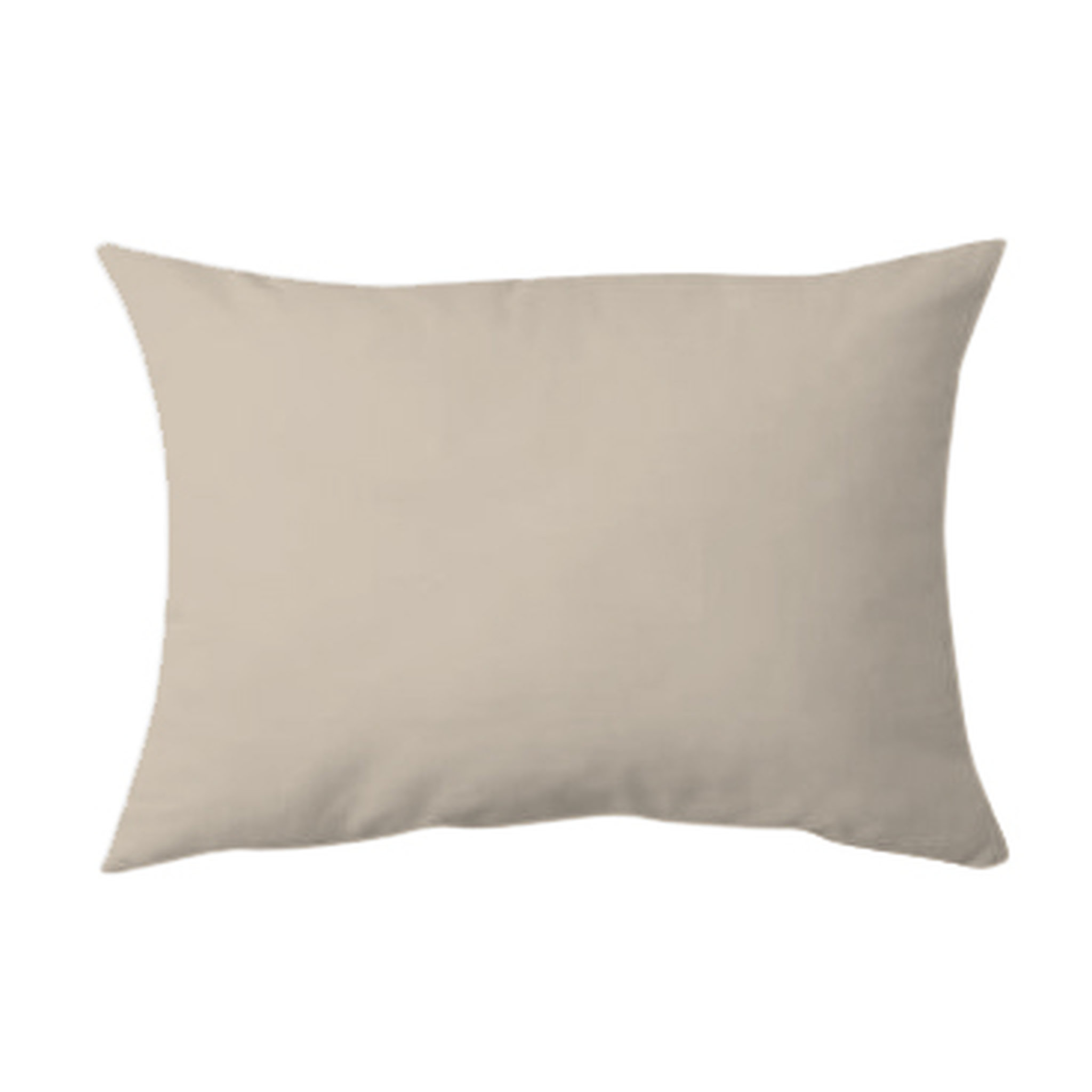 Taie d'oreiller uni en microfibre 