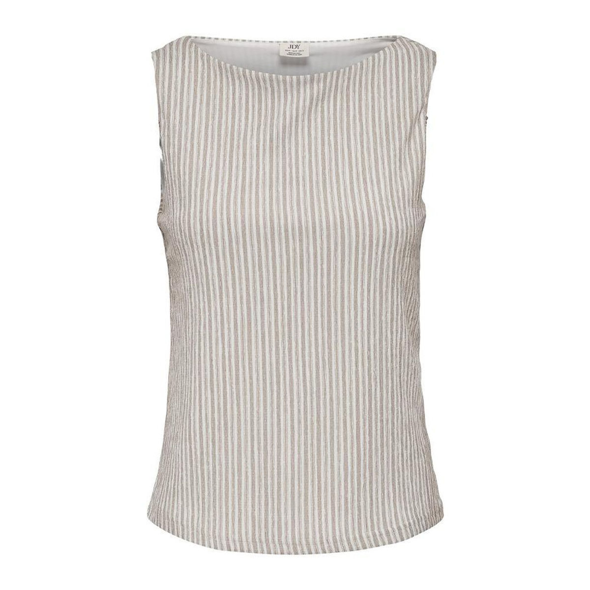 JACQUELINE DE YONG Top Blanc/Marron Femme JDY Ocean