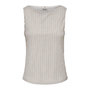 Voir la diapositive 1 : JACQUELINE DE YONG Top Blanc/Marron Femme JDY Ocean