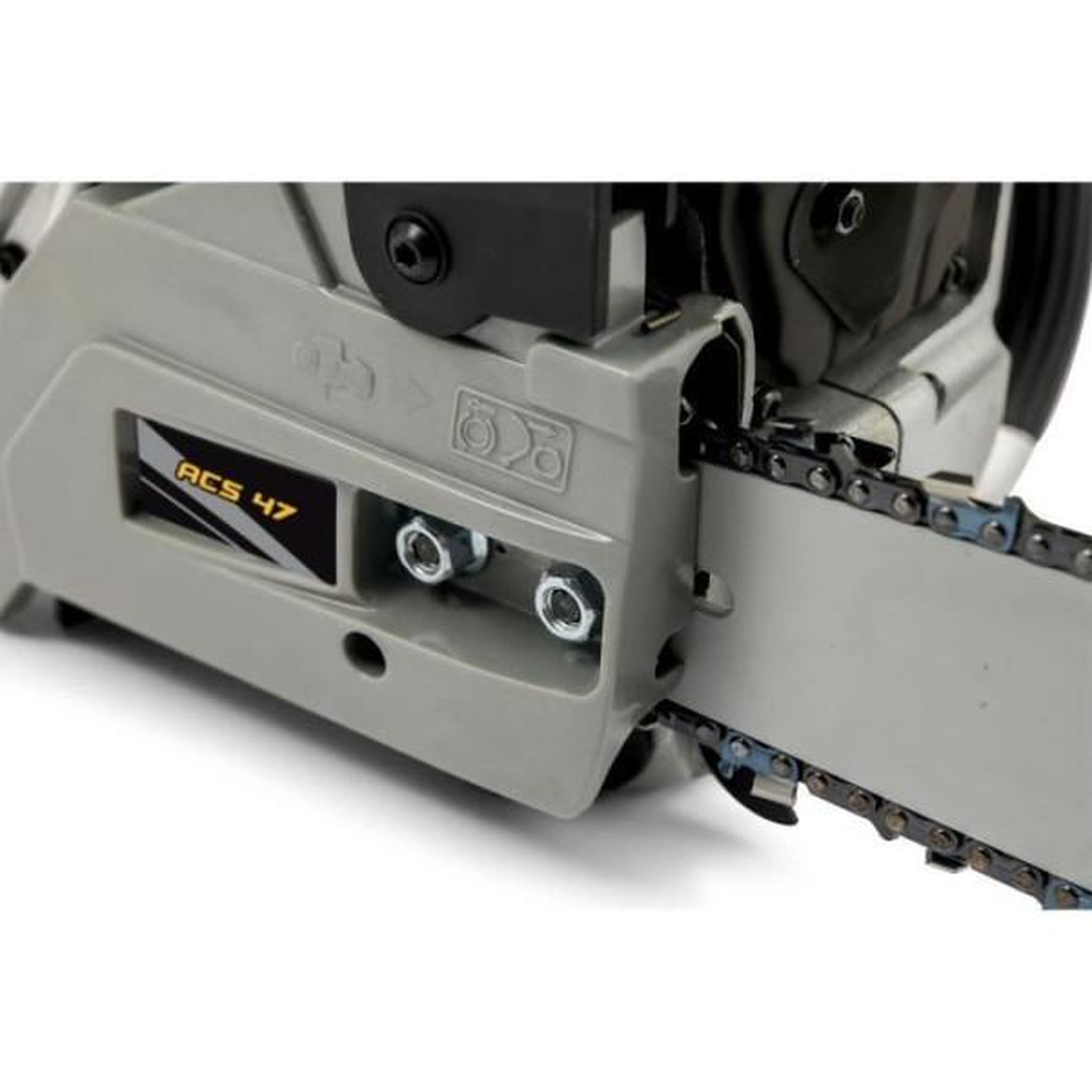 Voir la diapositive 5 : Alpina Tronçonneuse thermique - alpina - acs 47 - 1800 w - 18 - noir