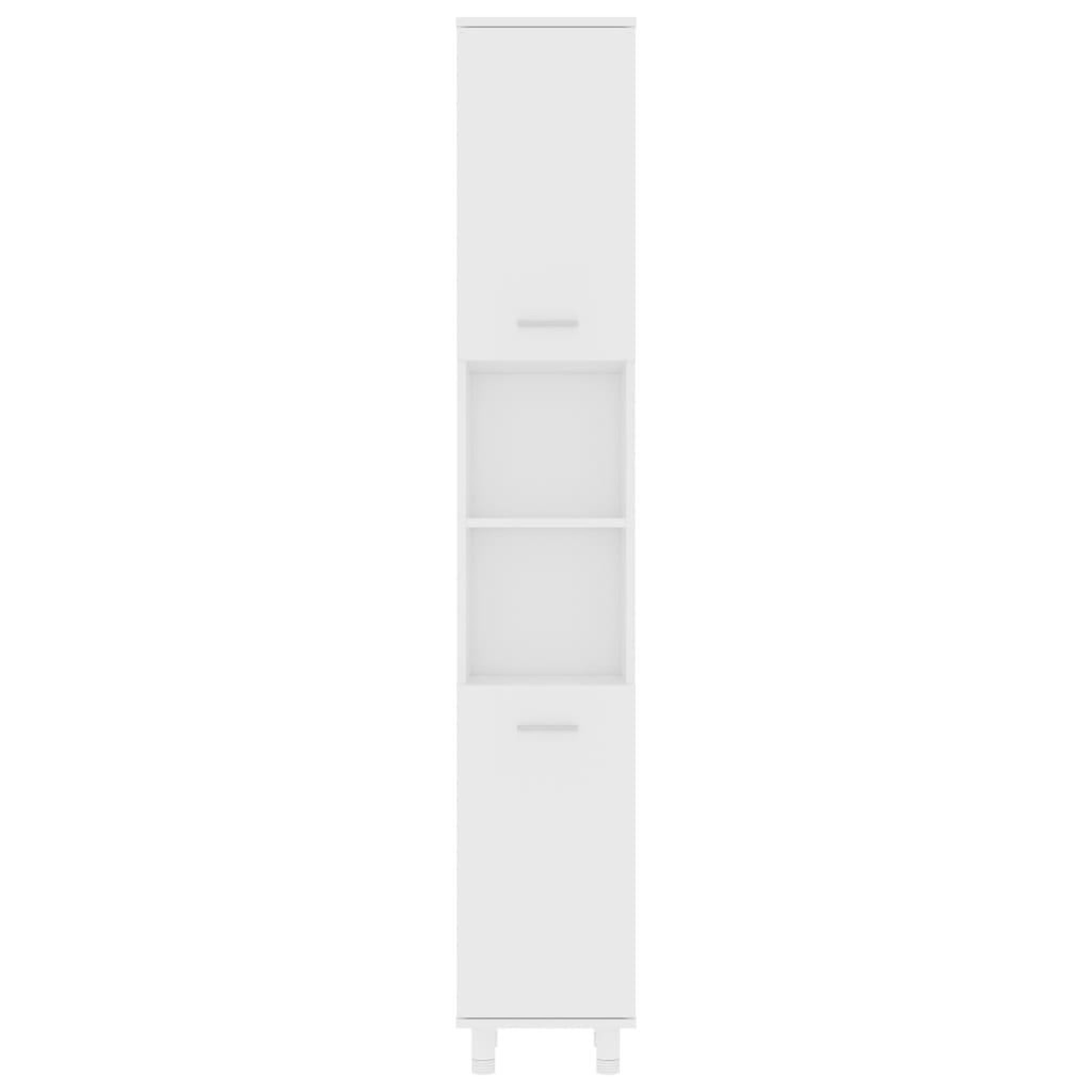Voir la diapositive 5 : VIDAXL Armoire de salle de bain Blanc 30x30x179 cm Bois d'ingenierie