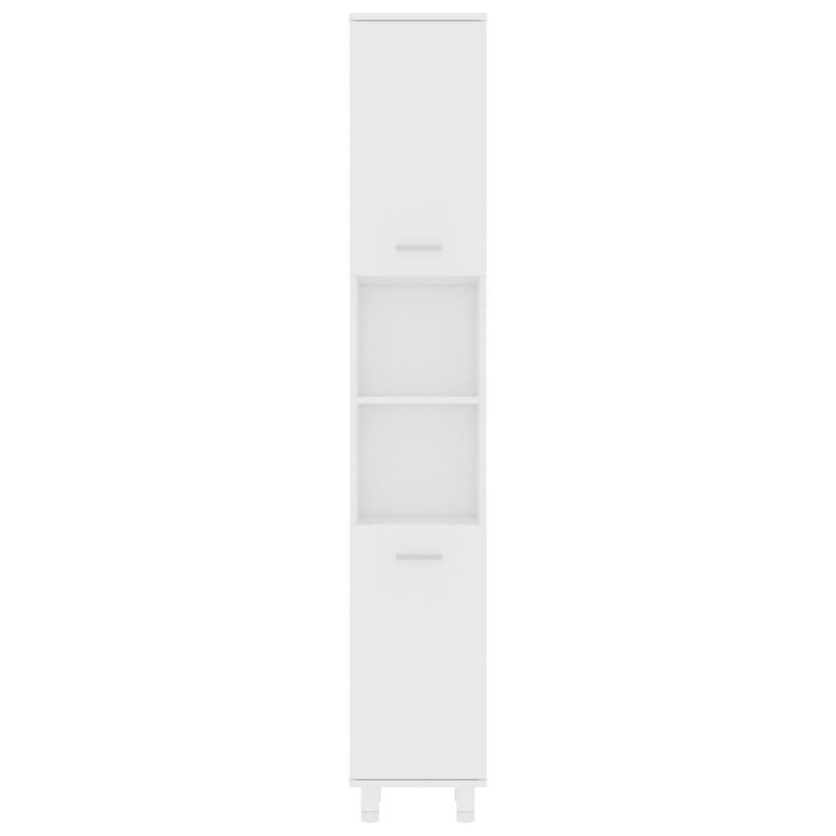 VIDAXL Armoire de salle de bain Blanc 30x30x179 cm Bois d'ingenierie