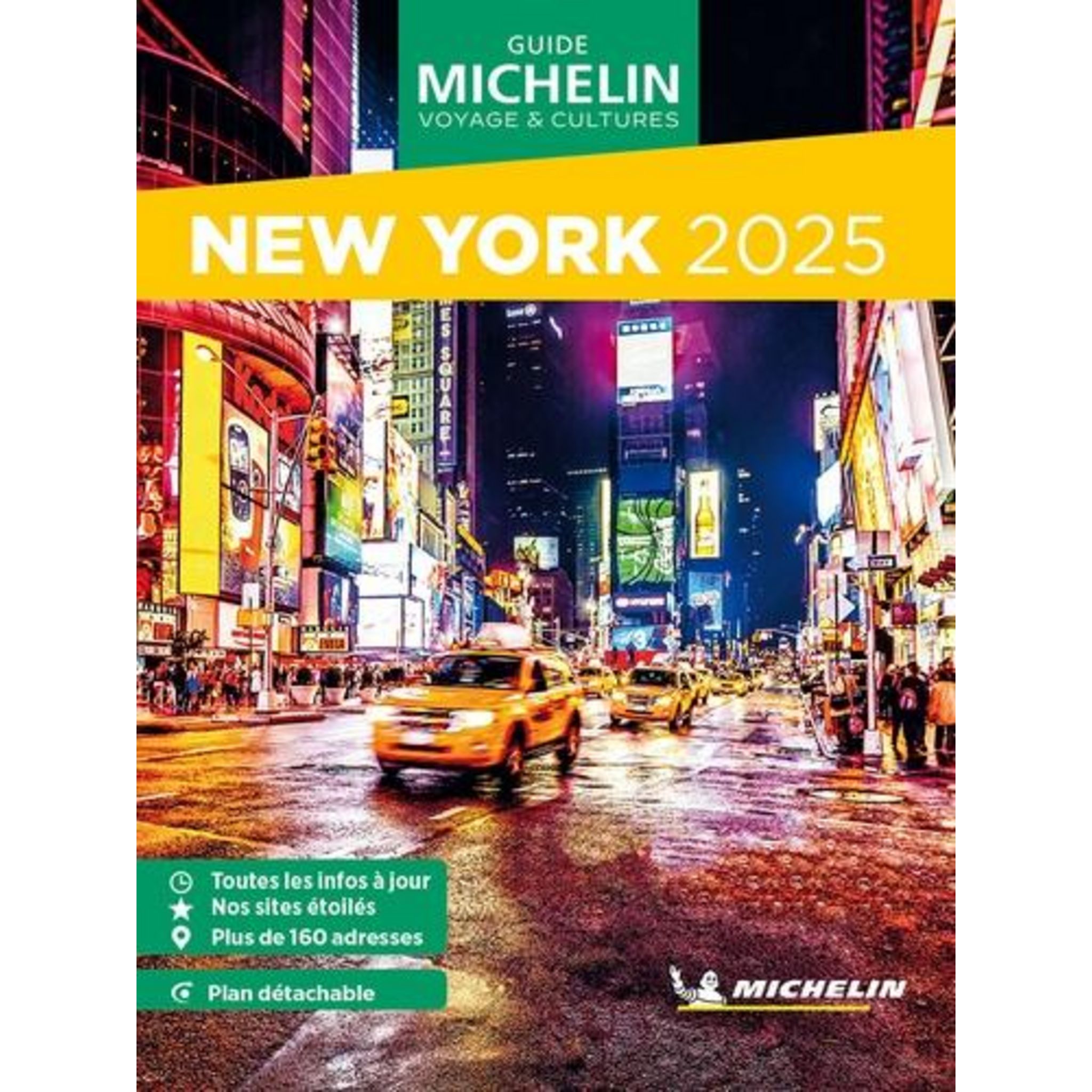 NEW YORK. EDITION 2025. AVEC 1 PLAN DETACHABLE, Michelin pas cher