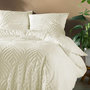 Voir la diapositive 2 : Paris Prix Parure de Lit 3 Pièces  Heltie  260x240cm Ivoire