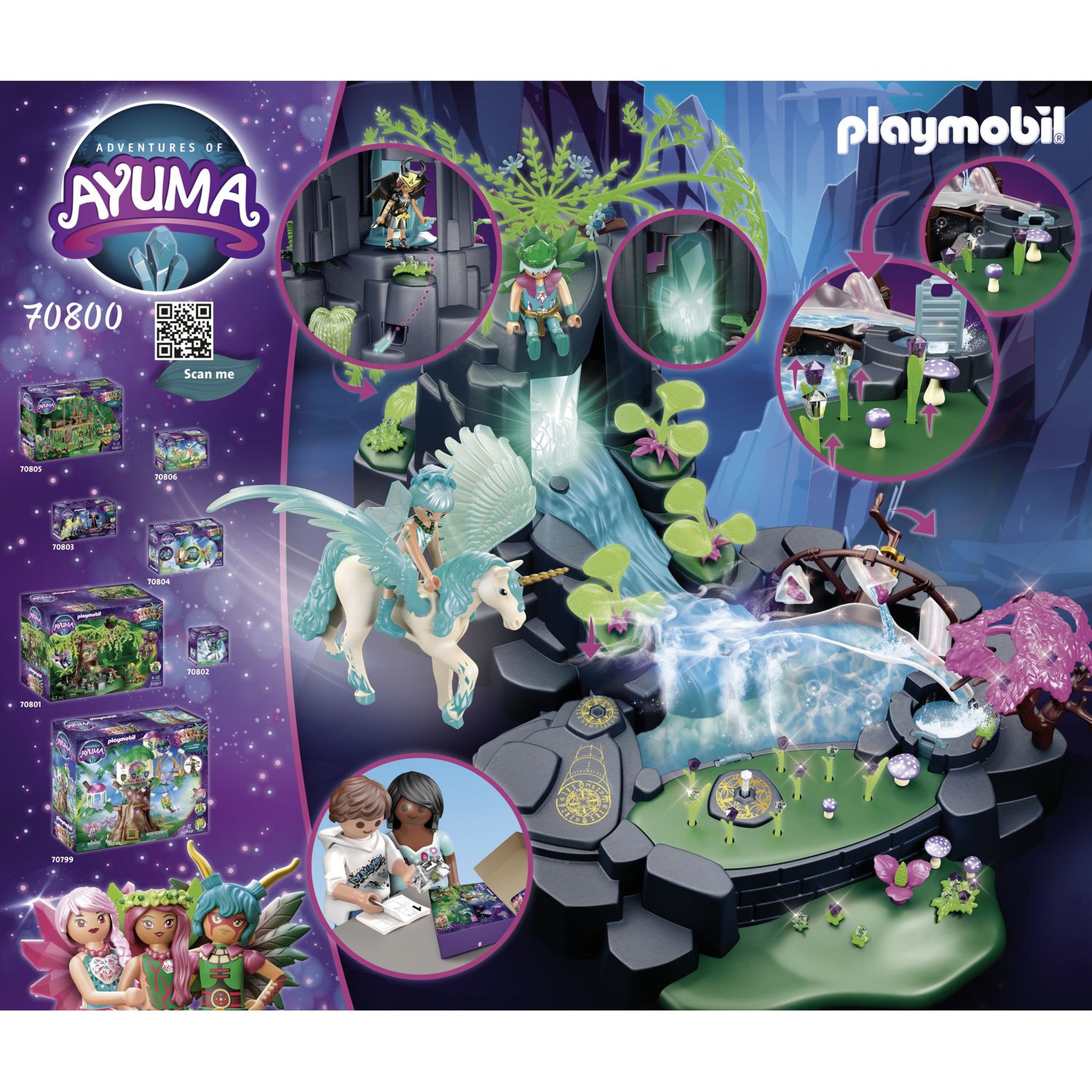 Voir la diapositive 2 : PLAYMOBIL 70800 AYUMA - Source d'énergie enchantée