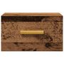 Voir la diapositive 4 : VIDAXL Table de chevet murale vieux bois 35x35x20 cm