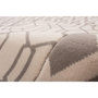 Voir la diapositive 3 : Paris Prix Tapis Tissé Géométrique à Poils Courts  Lina  Taupe