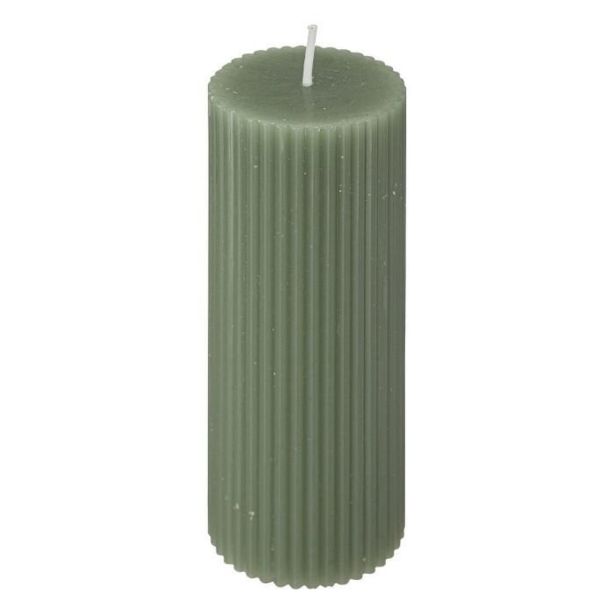 ATMOSPHERA Bougie Déco  Demi  14cm Vert Céladon