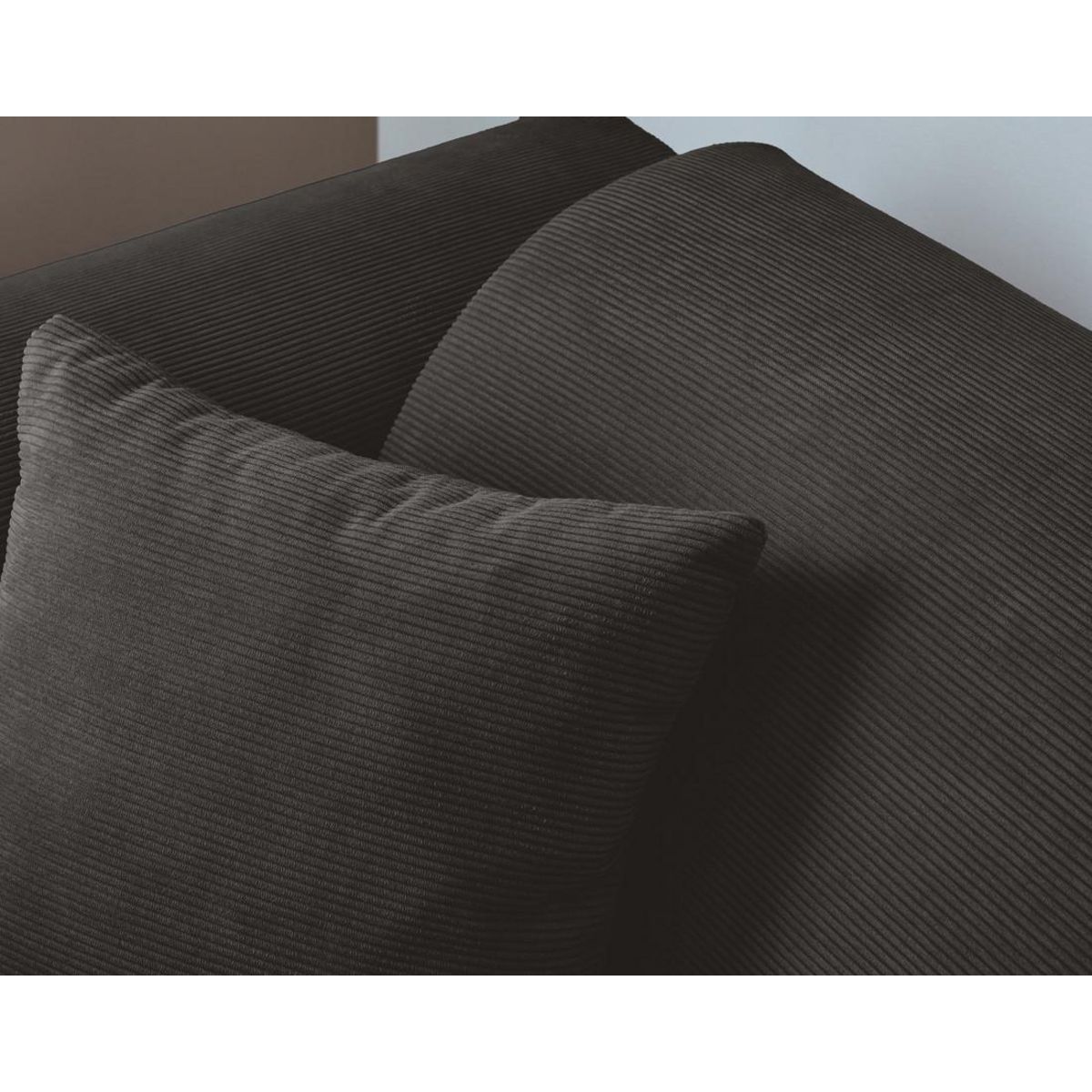 LISA DESIGN Aumance - canapé d'angle droit 4 places - en velours côtelé