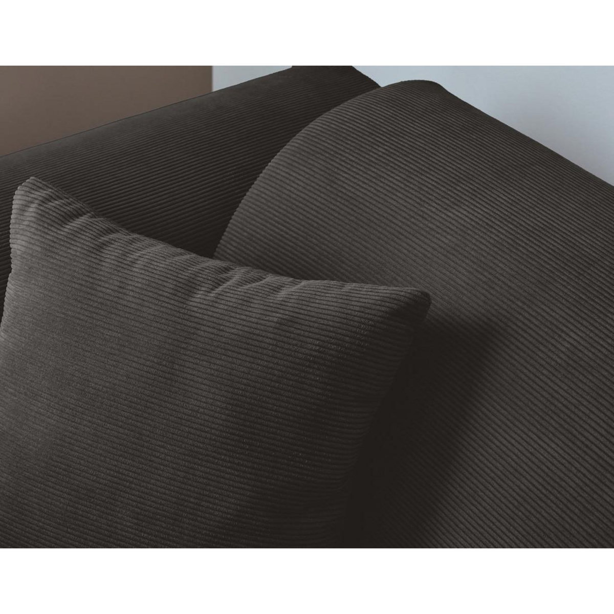 LISA DESIGN Aumance - canapé d'angle droit 4 places - en velours côtelé