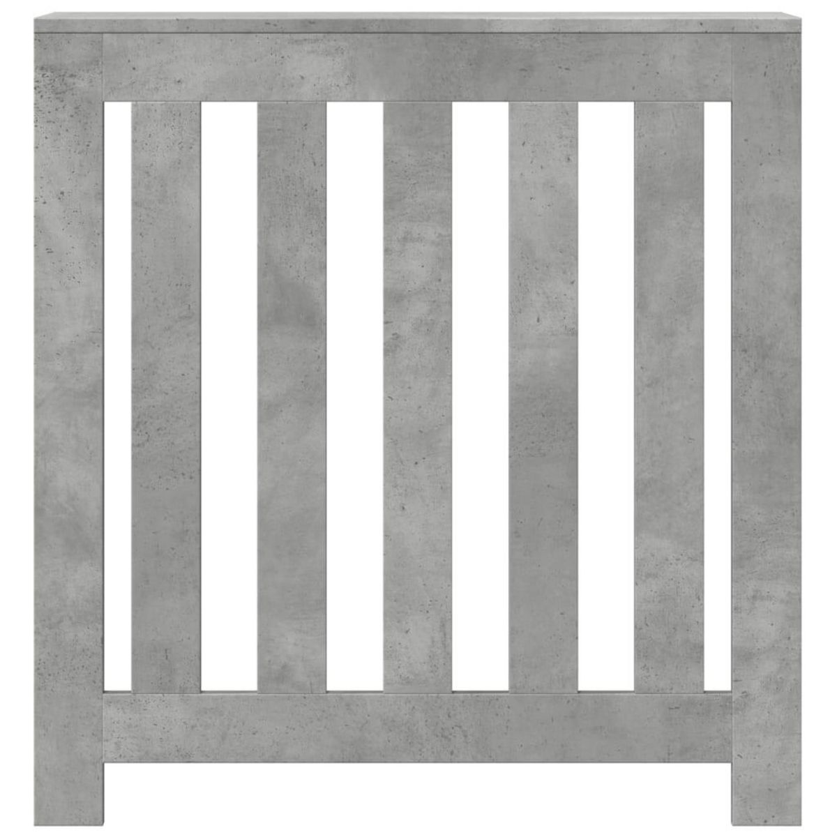VIDAXL Cache-radiateur gris beton 78x20x82 cm bois d'ingenierie