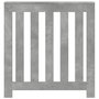 Voir la diapositive 3 : VIDAXL Cache-radiateur gris beton 78x20x82 cm bois d'ingenierie