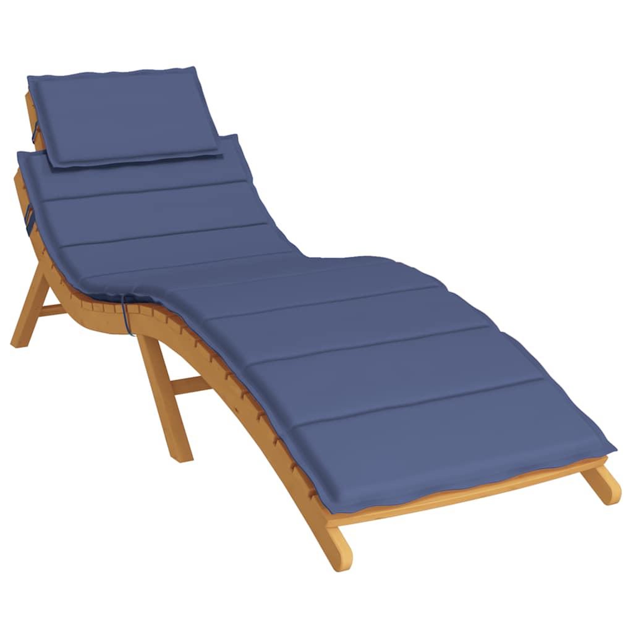 Voir la diapositive 3 : VIDAXL Coussin de chaise longue bleu marine tissu oxford