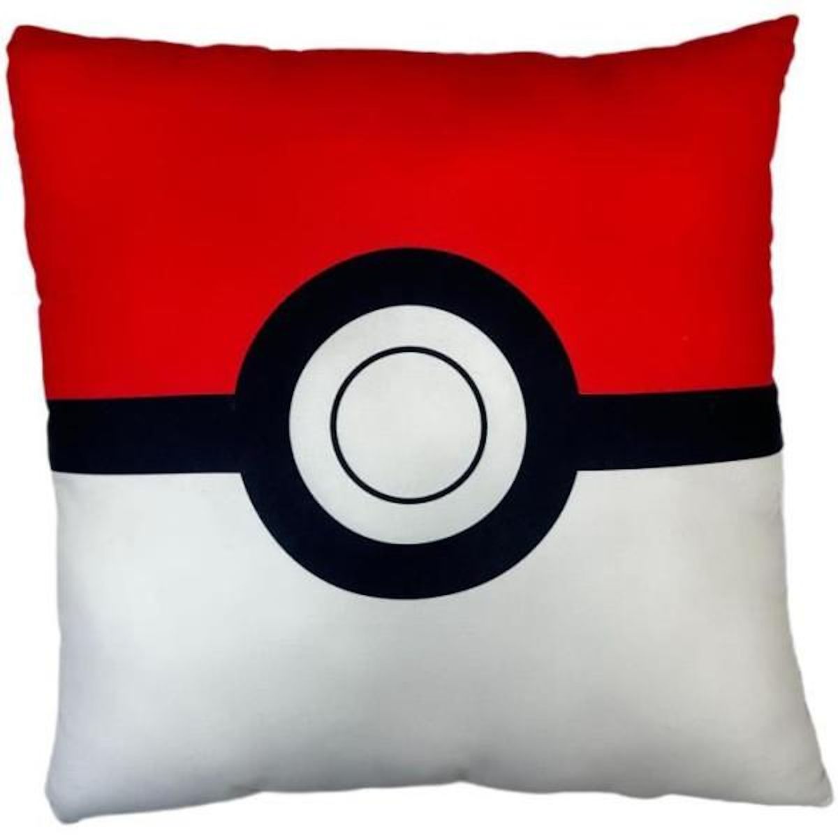 Pokemon Coussin double face - Carré - POKEMON - Poké-Ball et Starter - Microfibre - 40 x 40 cm