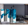 Voir la diapositive 2 : Paris Prix Paravent 5 Volets  Blue Smoke  172x225cm
