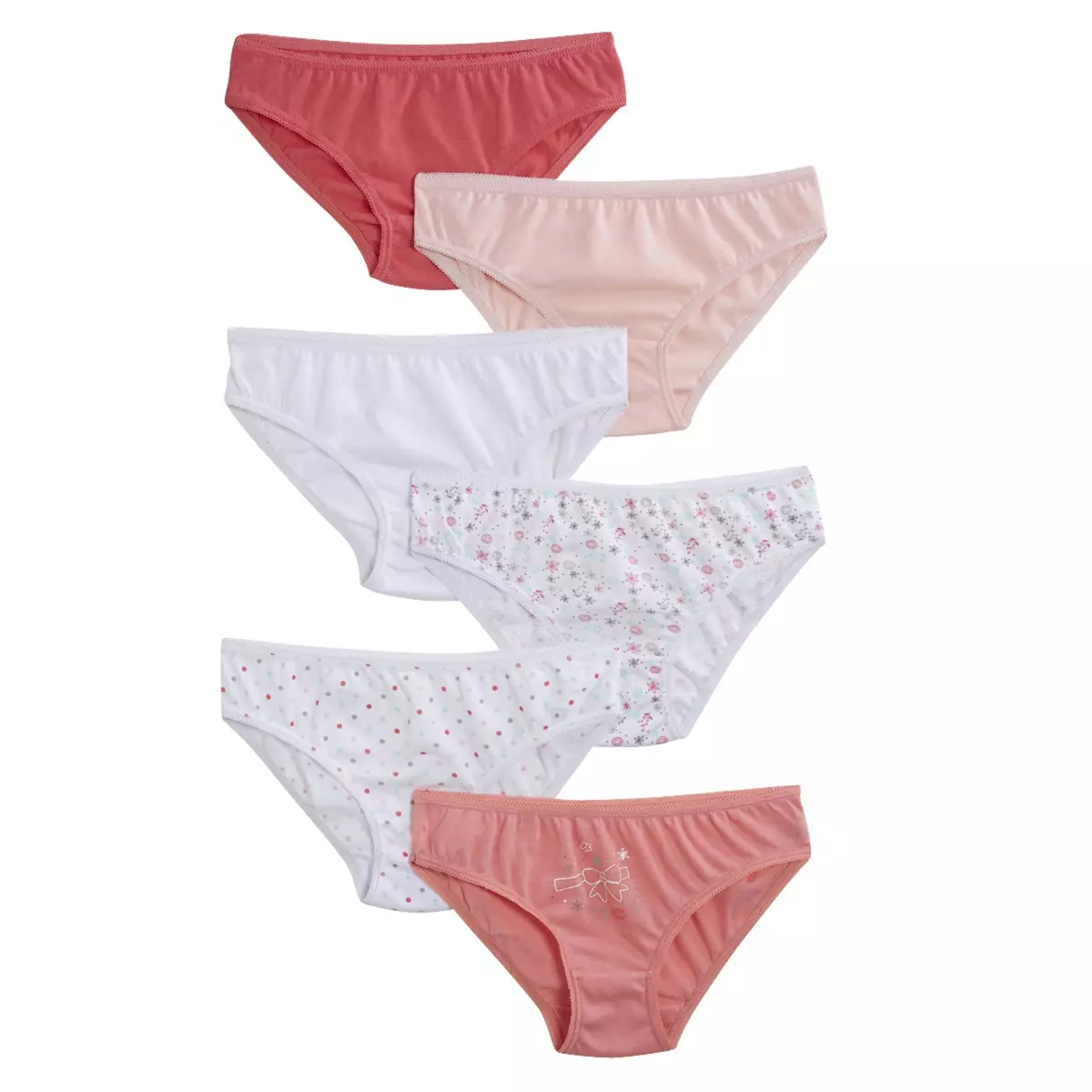 IN EXTENSO Lot de 6 slips fantaisies Fille