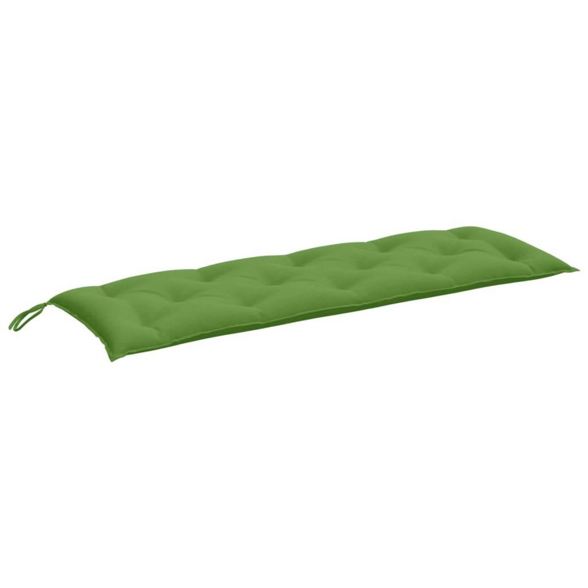 VIDAXL Coussin de banc de jardin vert melange 150x50x7 cm tissu