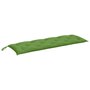 Voir la diapositive 2 : VIDAXL Coussin de banc de jardin vert melange 150x50x7 cm tissu
