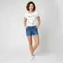 Voir la diapositive 1 : INEXTENSO Short en jean femme