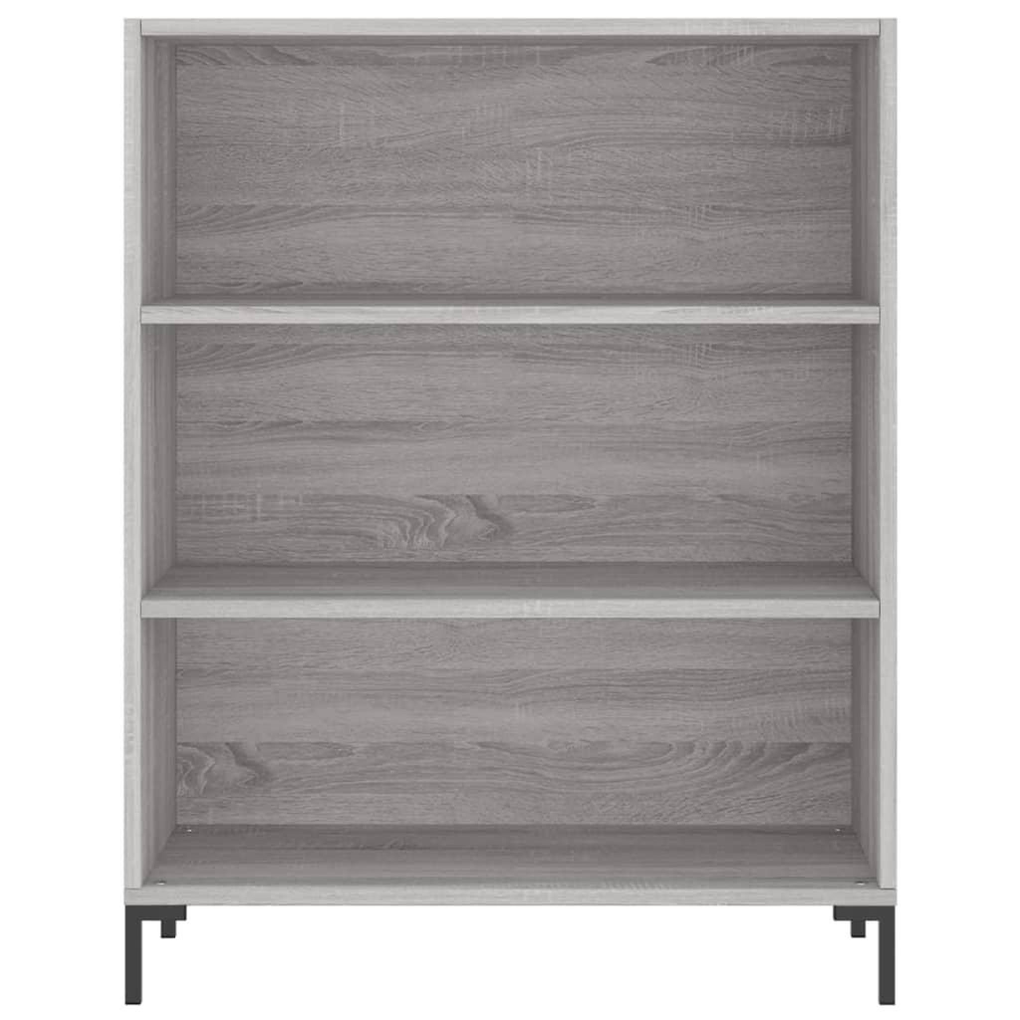 Voir la diapositive 5 : VIDAXL Buffet sonoma gris 69,5x32,5x180 cm bois d'ingenierie