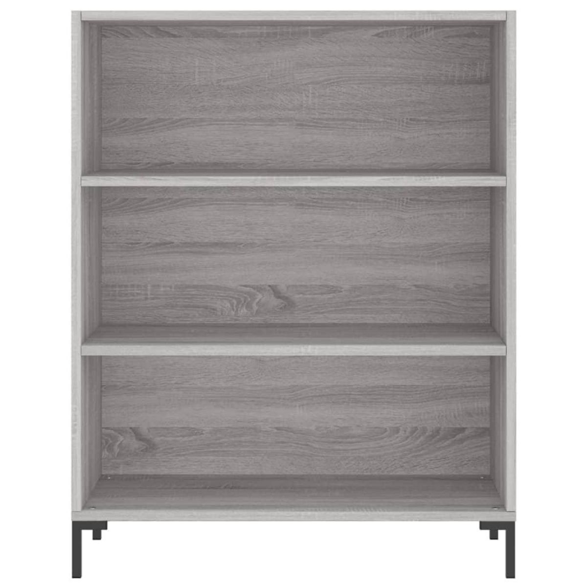VIDAXL Buffet sonoma gris 69,5x32,5x180 cm bois d'ingenierie