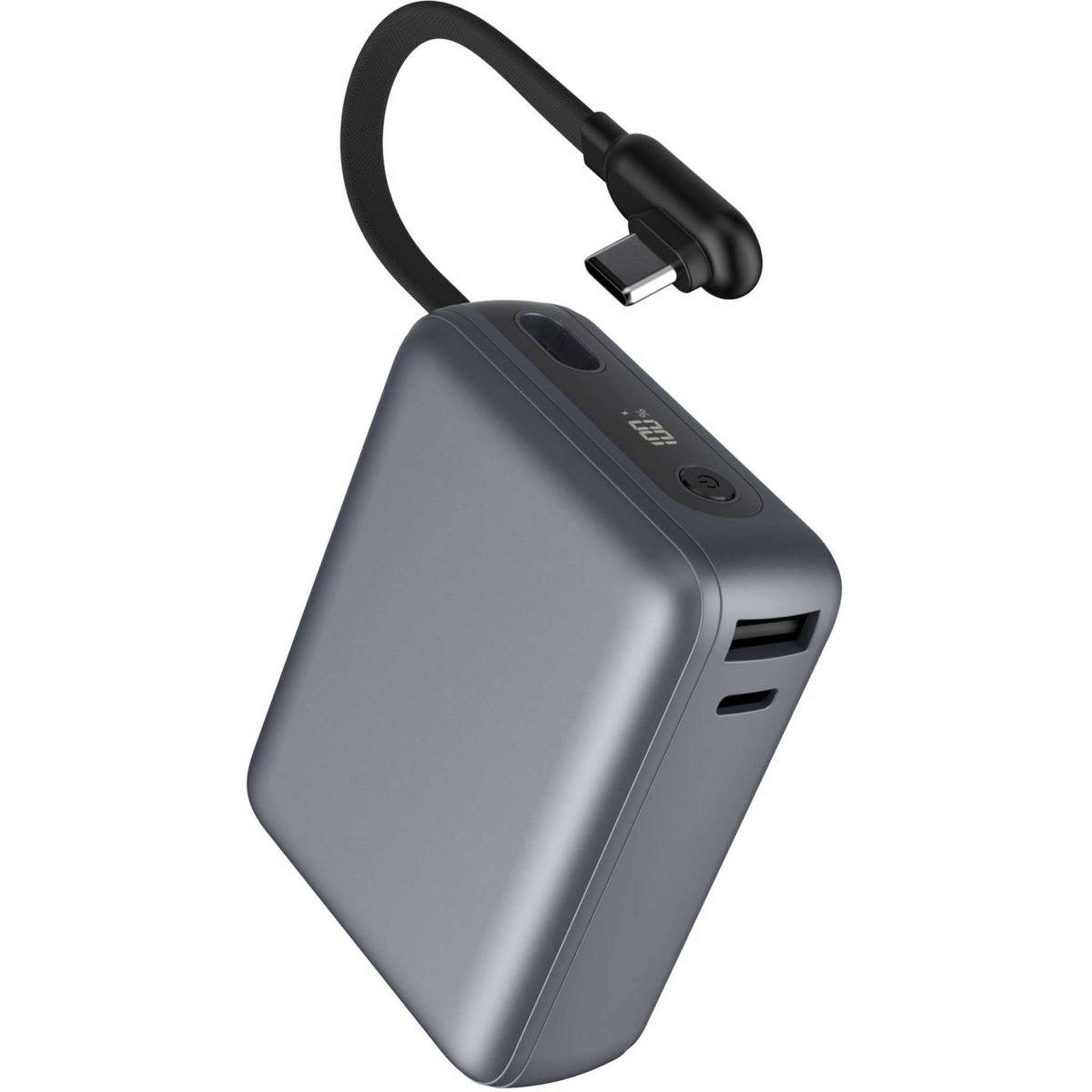 FORCE POWER Batterie externe 10000mah usb-a/usb-c + cable usb-c 30w